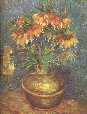 Vincent Van Gogh Fritillaries in a Copper Vase (nn04) Norge oil painting art